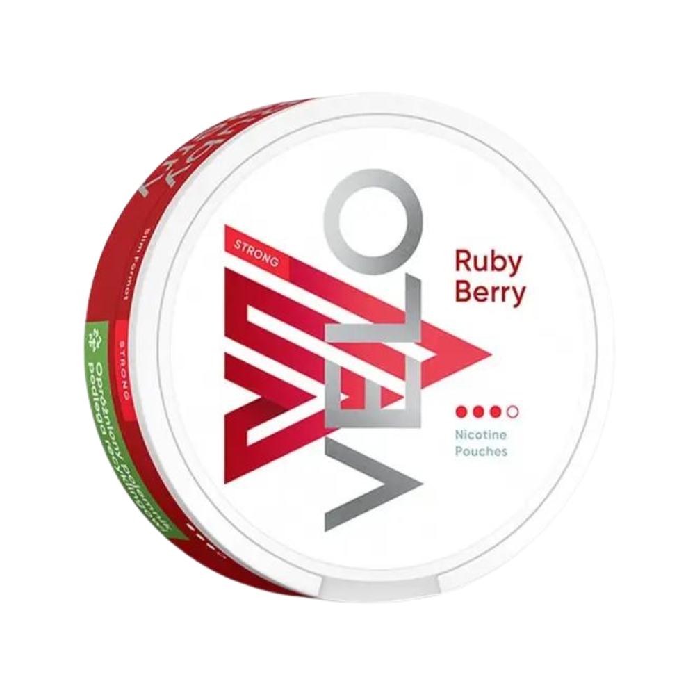 Velo Nicotine Pouches Ruby Berry Strong