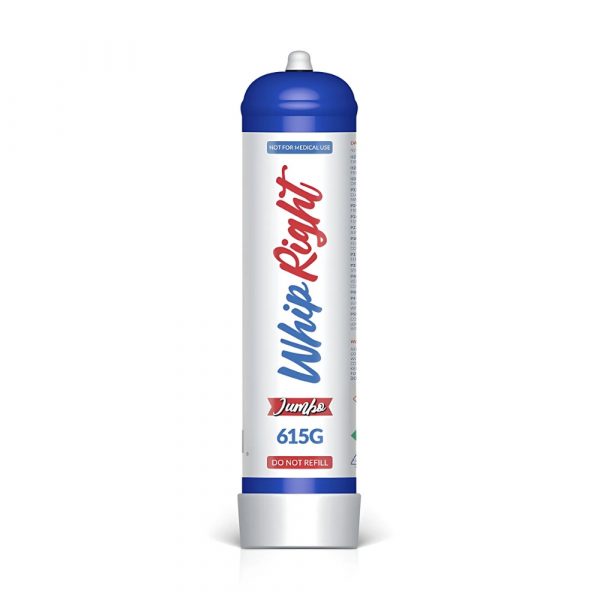 WhipRight Jumbo 615g Cream Chargers 1L Nang Tanks