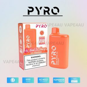 PYRO Vape 6000 Puffs 5% Ice Mango