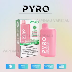 PYRO Vape 6000 Puffs 5% Watermelon Lush Ice