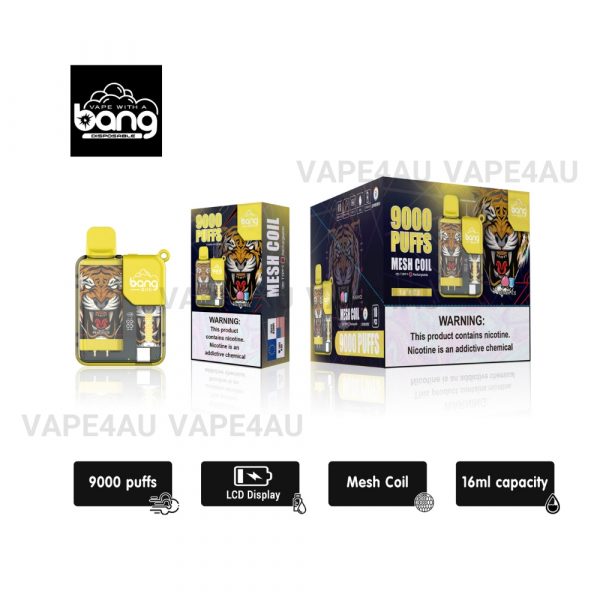 BANG Vape 9000 Puffs Peach Ice