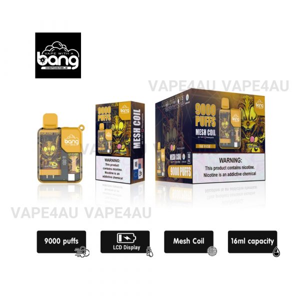 BANG Vape 9000 Puffs Peach Mango