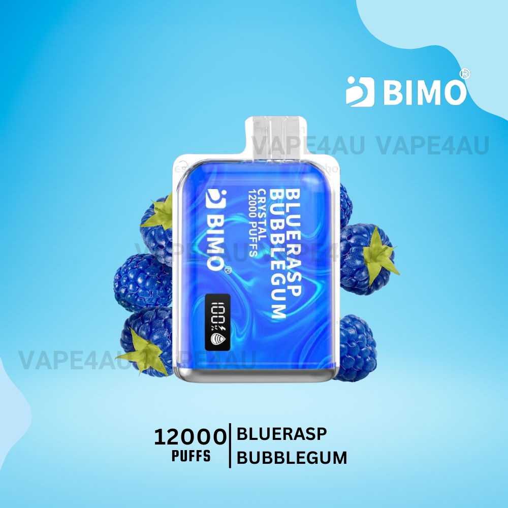 BIMO Crystal 12000 Puffs Bluerasp Bubblegum