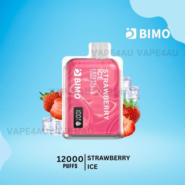 BIMO Crystal 12000 Puffs Strawberry Ice