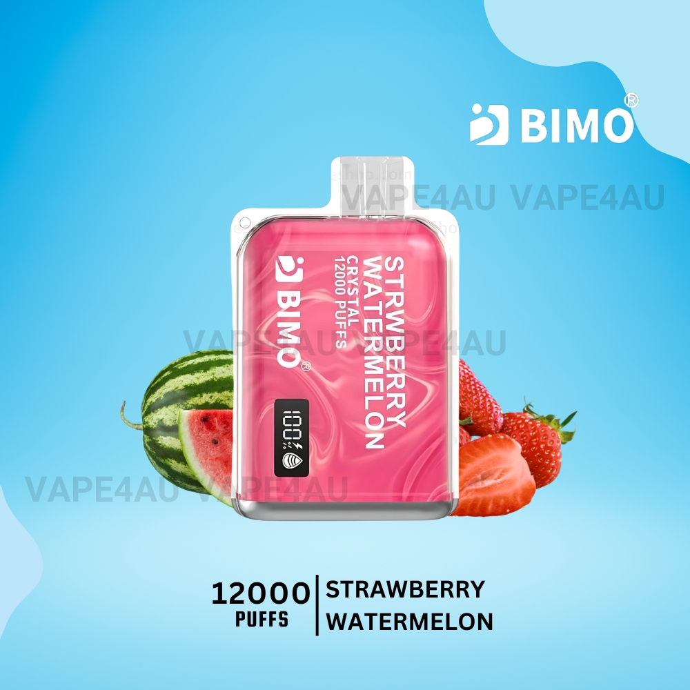 BIMO Crystal 12000 Puffs Strawberry Watermelon