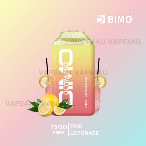 BIMO Ultra 7500 Puffs Pink Lemonade