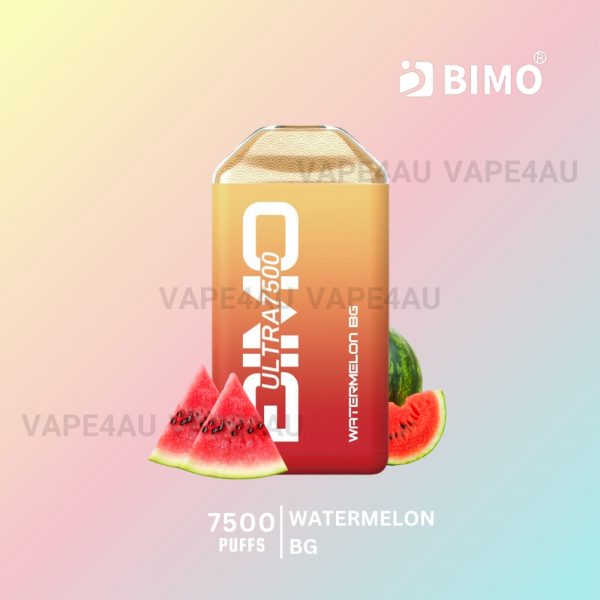 BIMO Ultra 7500 Puffs Watermelon BG