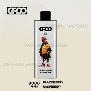 GROO Slim 9000 Puffs Blackberry Raspberry