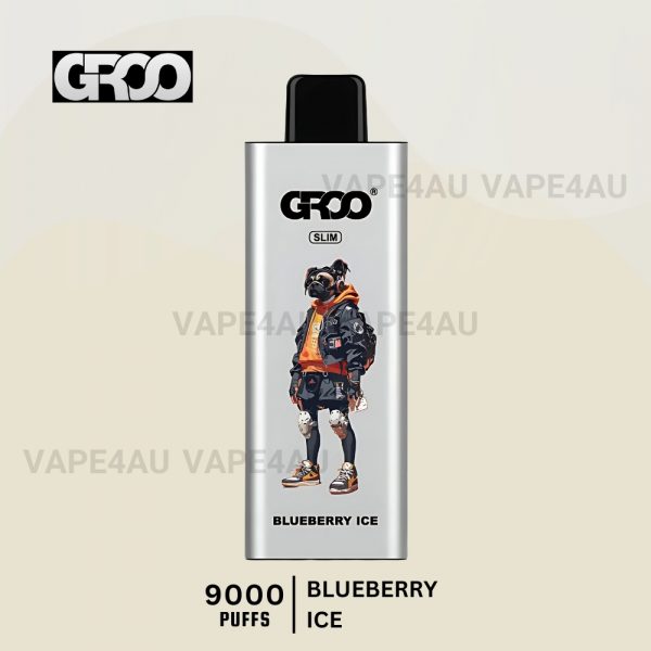 GROO Slim 9000 Puffs Blueberry Ice