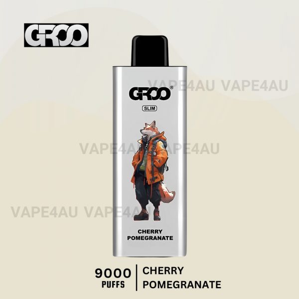 GROO Slim 9000 Puffs Cherry Pomegranate
