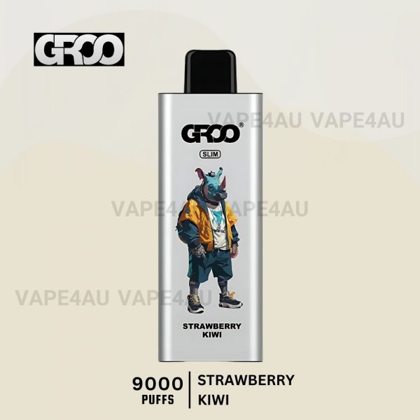 GROO Slim 9000 Puffs Strawberry Kiwi