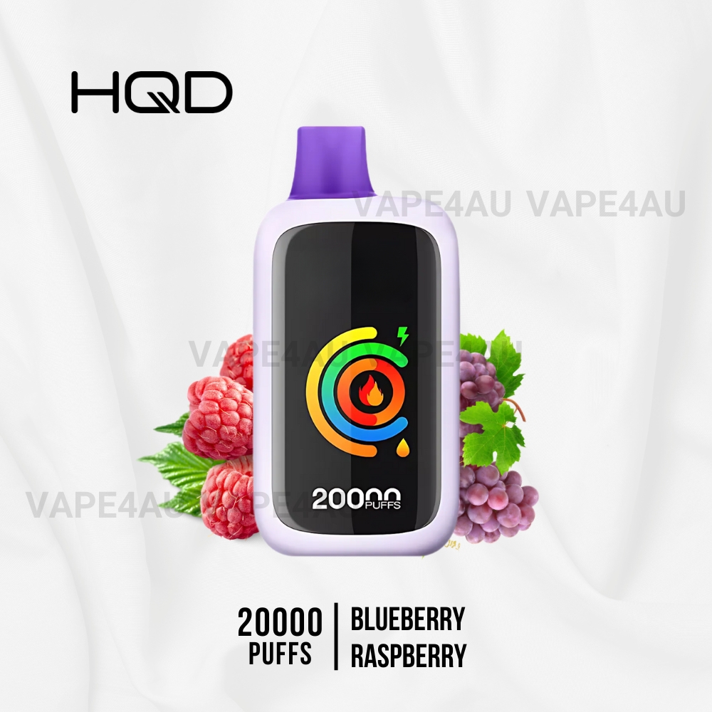 HQD Cuvie Slick 20000 Puffs Blueberry Raspberry Grape