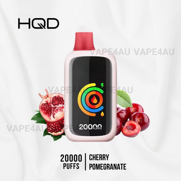 HQD Cuvie Slick 20000 Puffs Cherry Pomegranate