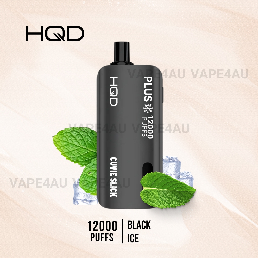 HQD Cuvie Slick Plus 12000 Puffs Black Ice