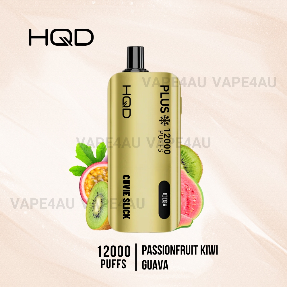 HQD Cuvie Slick Plus 12000 Puffs Passionfruit Kiwi Guava