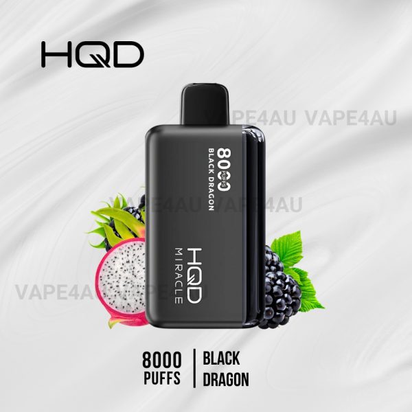 HQD Miracle 8000 Puffs Black Dragon