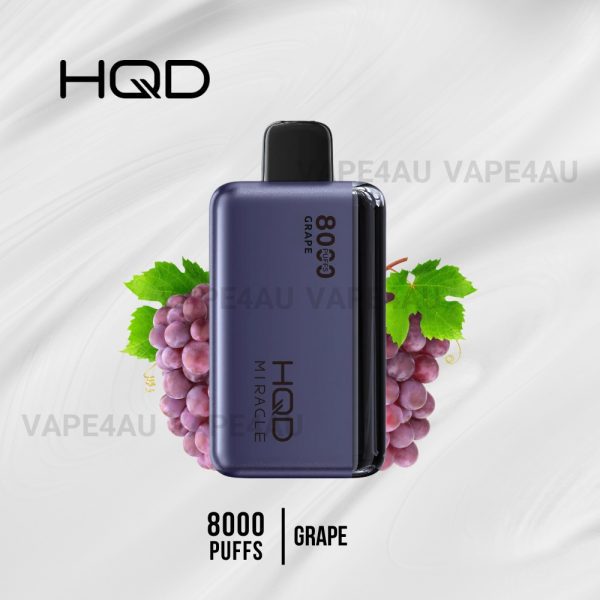 HQD Miracle 8000 Puffs Grape