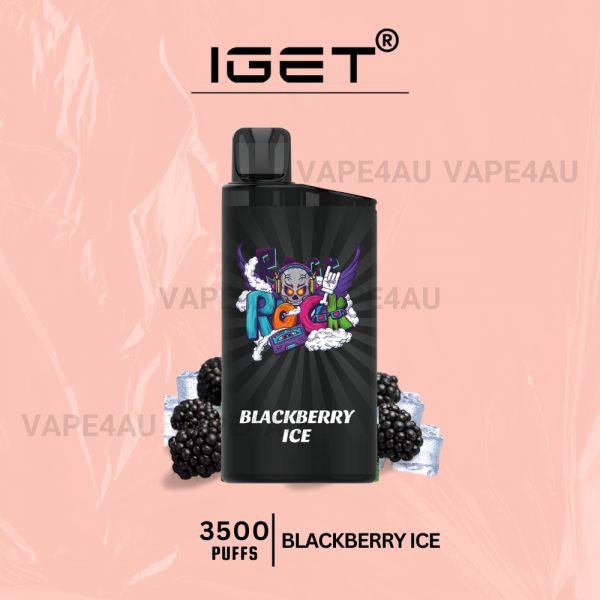 IGET Bar 3500 Puffs Blackberry Ice