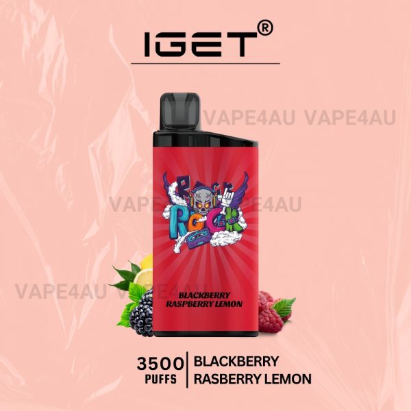 IGET Bar 3500 Puffs Blackberry Raspberry Lemon