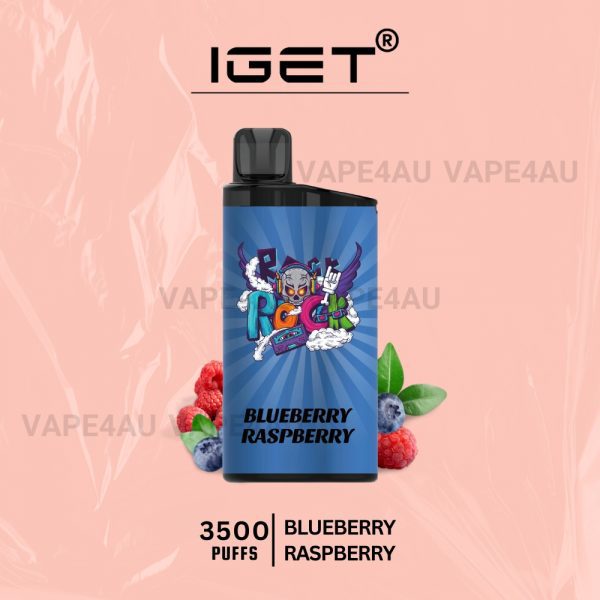 IGET Bar 3500 Puffs Blueberry Raspberry