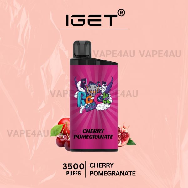 IGET Bar 3500 Puffs Cherry Pomegranate