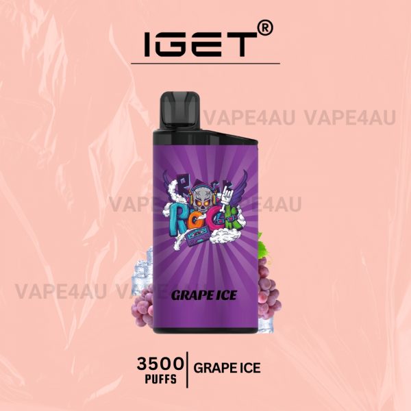 IGET Bar 3500 Puffs Grape Ice