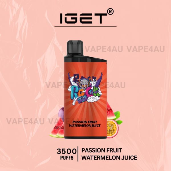 IGET Bar 3500 Puffs Passion Fruit Watermelon Juice