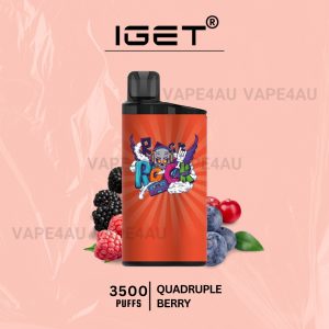 IGET Bar 3500 Puffs Quadruple Berry