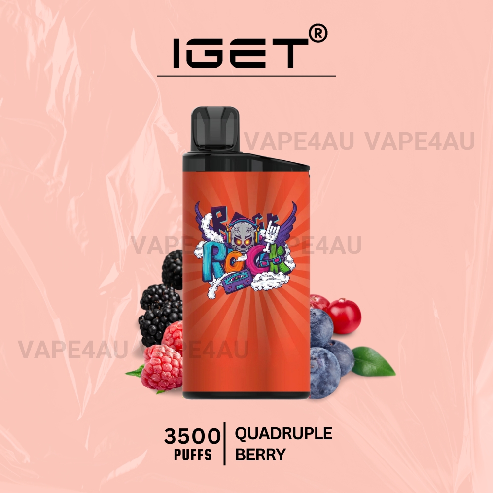 IGET Bar 3500 Puffs Quadruple Berry