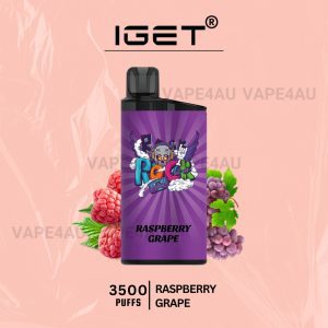 IGET Bar 3500 Puffs Raspberry Grape