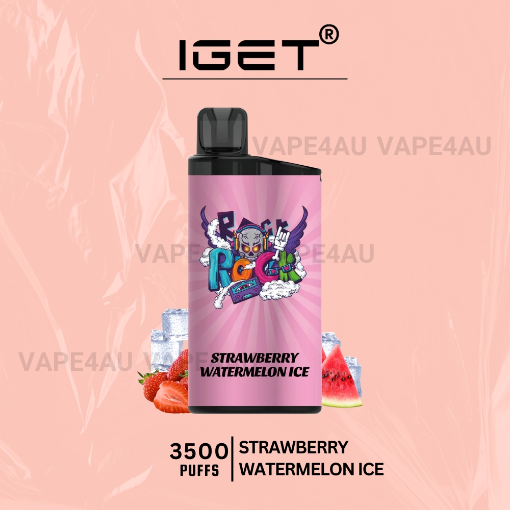 IGET Bar 3500 Puffs Strawberry Watermelon Ice