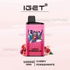 IGET Bar Pro 10000 Puffs Cherry Pomegranate