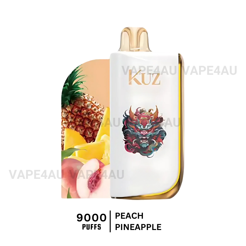 KUZ Lux 9000 Puffs Peach Pineapple