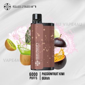 SEREIN Hunter 6000 Puffs Passionfruit Kiwi Guava