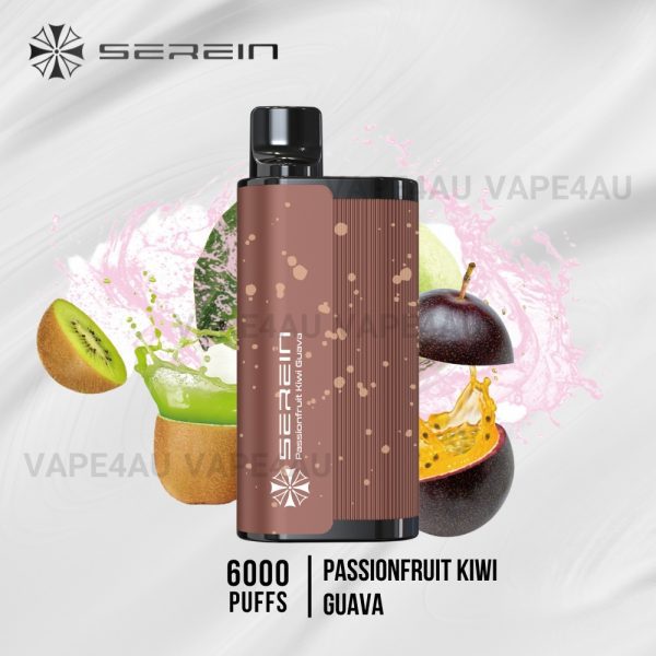 SEREIN Hunter 6000 Puffs Passionfruit Kiwi Guava