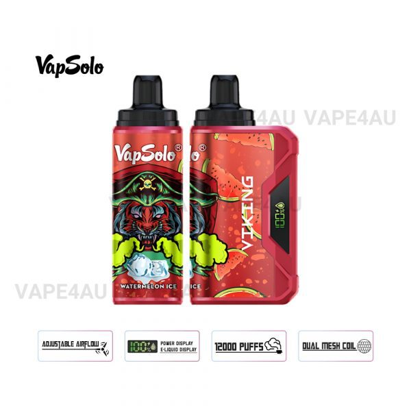 VapSolo Viking 12000 Puffs Watermelon Ice