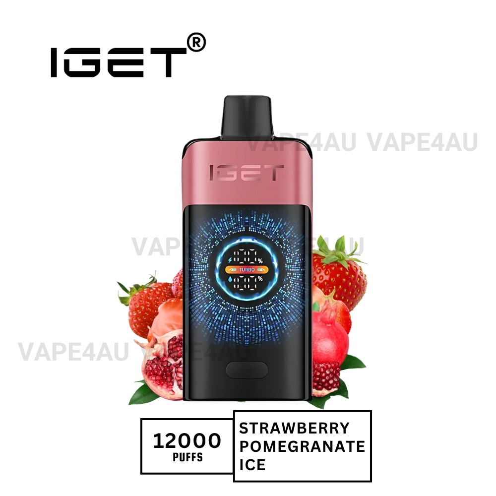 Iget One 12000 Puffs Strawberry Pomegranate Ice