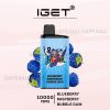 IGET Bar Pro 10000 Puffs Blueberry Raspberry Bubble Gum