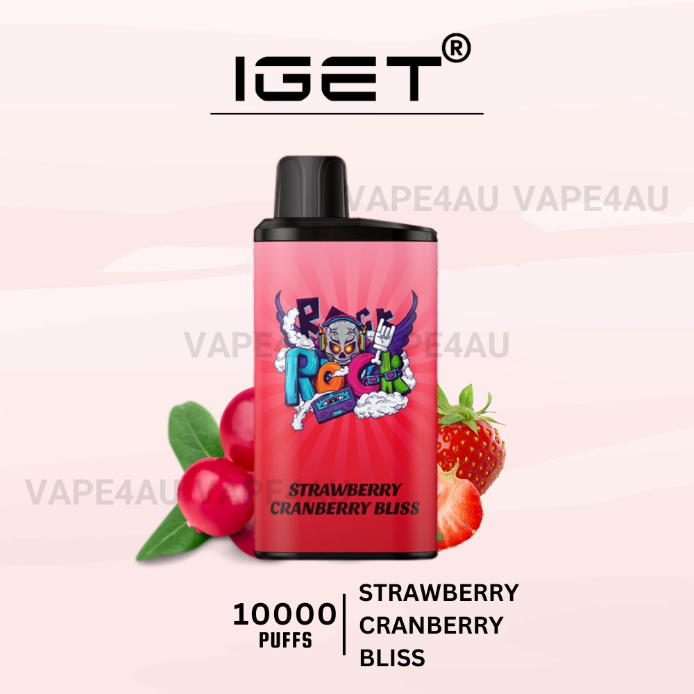 IGET Bar Pro 10000 Puffs Strawberry Cranberry Bliss IGET Bar Pro 10000 Puffs Strawberry Cranberry Bliss
