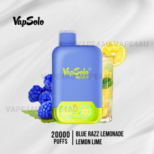 Vapsolo Twins 20000 Puffs Blue Razz Lemonade Lemon Lime