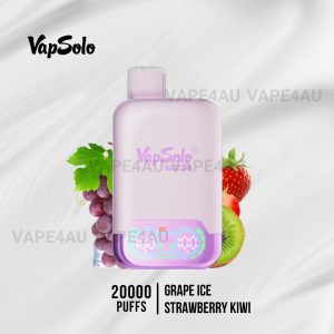 Vapsolo Twins 20000 Puffs Grape Ice Strawberry Kiwi