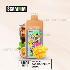 $CAMM AS 15000 Puffs Mango Passion Fruit Soda