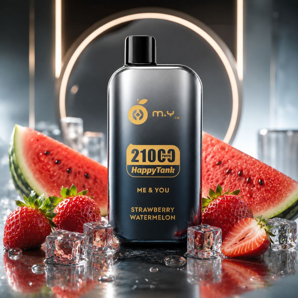 HappyTank 21000 Puffs Strawberry Watermelon