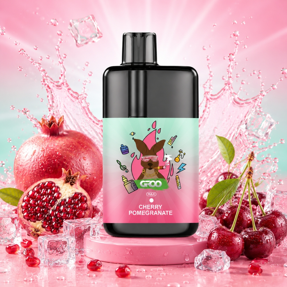 GROO Max 10000 Puffs Cherry Pomegranate GROO Max 10000 Puffs Cherry Pomegranate